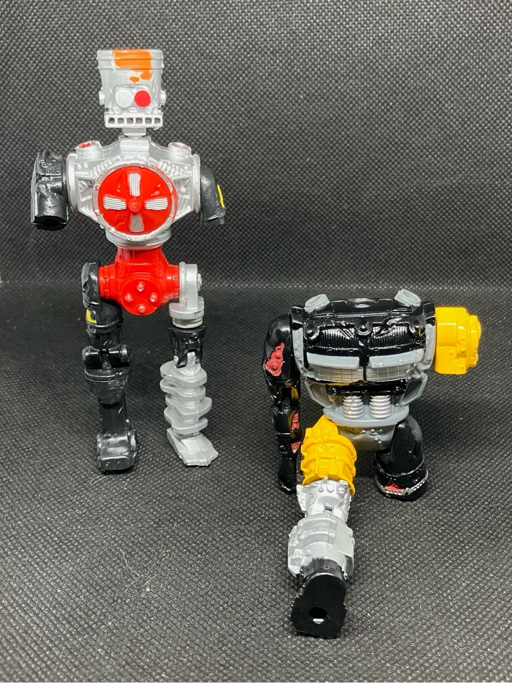 Tyco Incredible Crash Test Dummies Figure “Piston Head” Junkbot w/ “Jack Hammer”